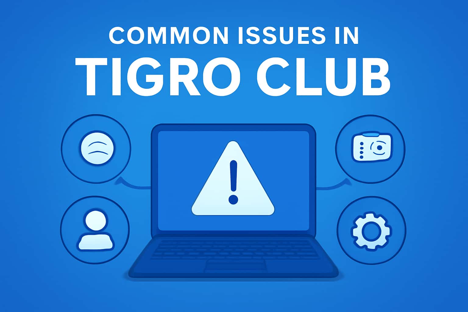 A high-quality visualization of common issues in Tigro Club, featuring the text 'Tigro Club' prominently.