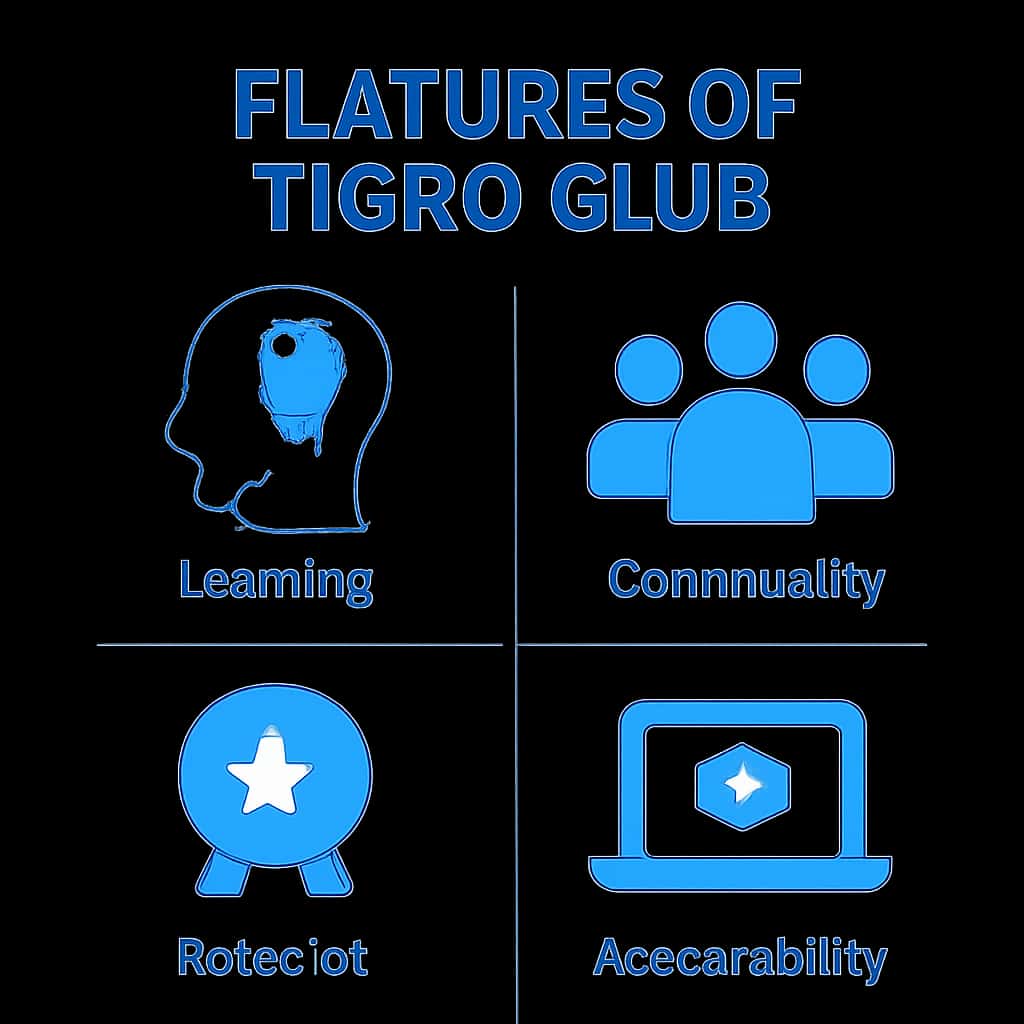 Diagram illustrating Features of Tigro Club.