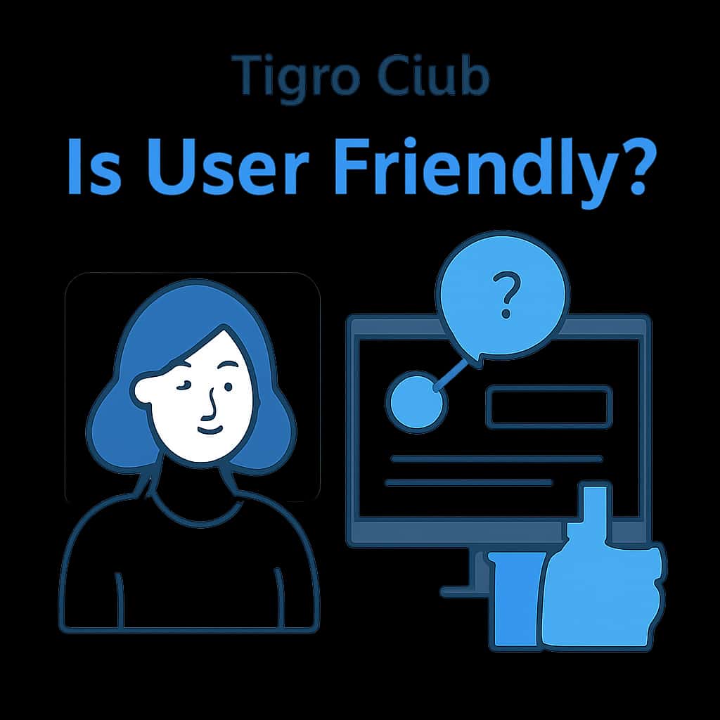 An educational diagram illustrating user features of Tigro Club.