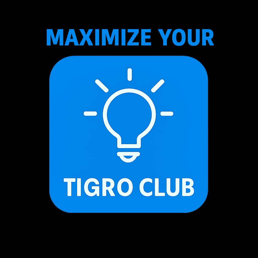 Iconic representation of maximizing the Tigro Club experience.