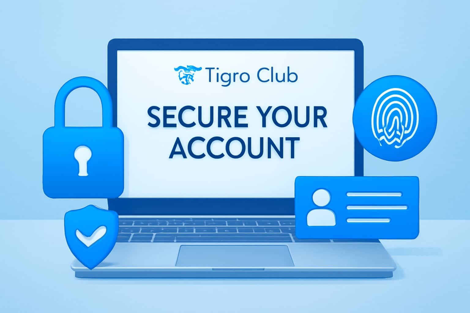An informative scene about securing a Tigro Club account.