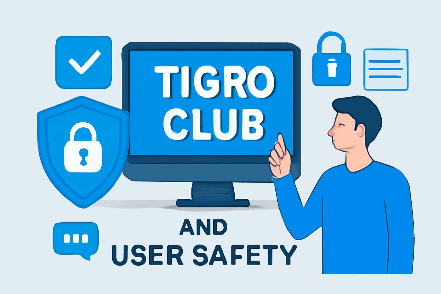 An illustrative representation of user safety protocols within the Tigro Club platform.