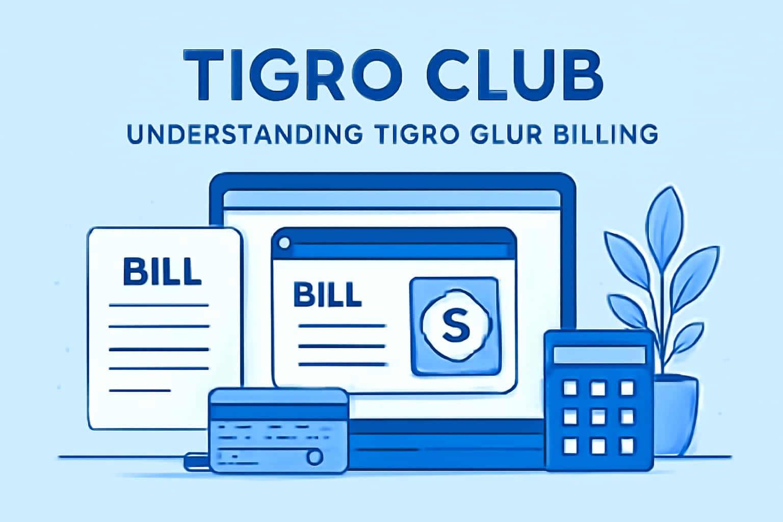 A visual representation of Tigro Club billing procedures.