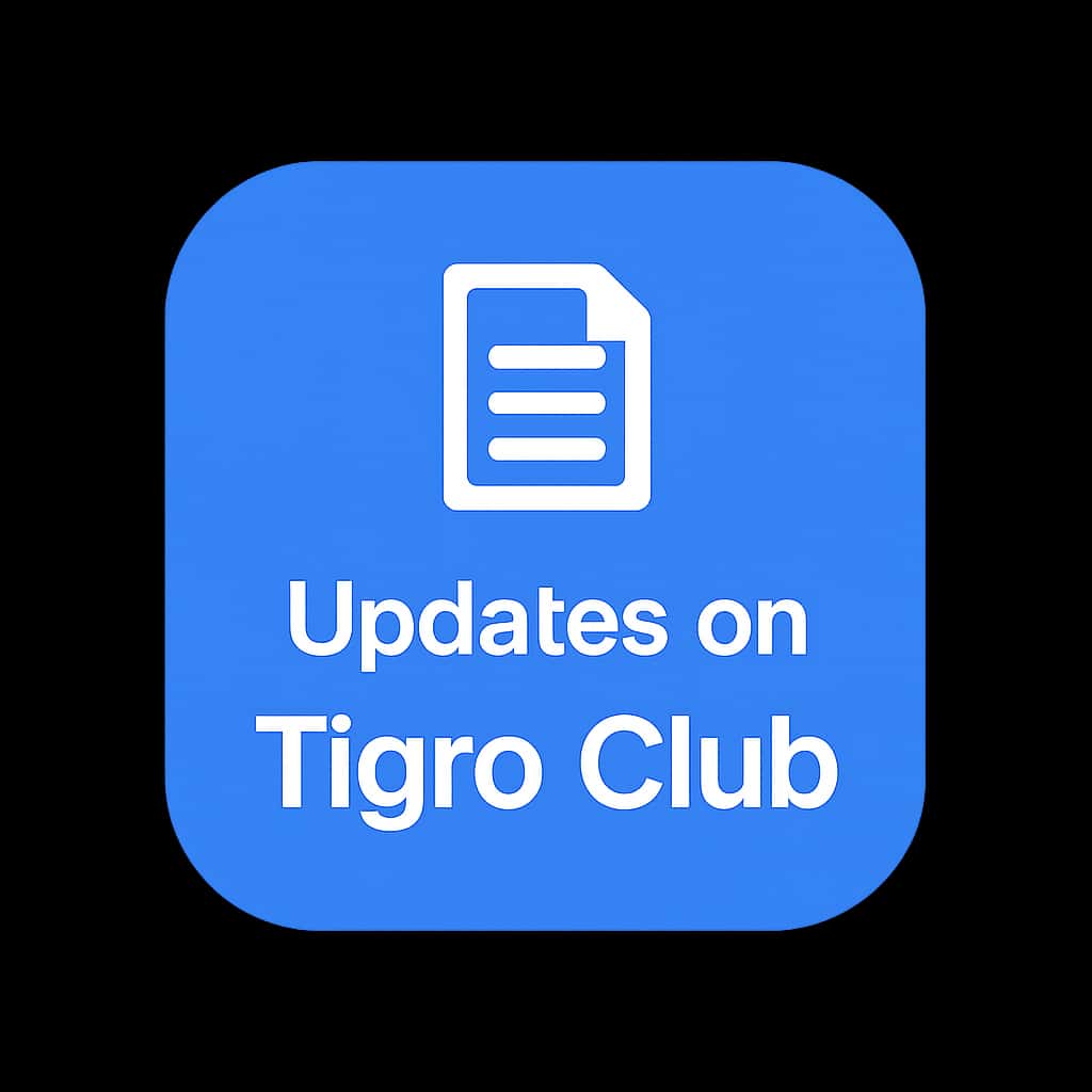 An icon representing Updates on Tigro Club.